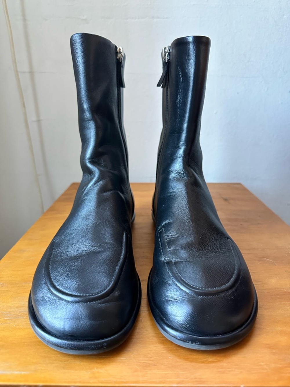 The Row Canal Boots Black Leather size 36.5 IT